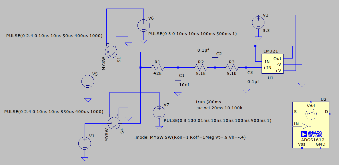 Analog Filter Schematic